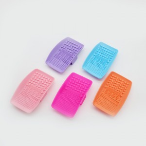 Silikon -Make -up -Bürstenreinigungsmatte, Make -up -Bürstenreiniger, tragbares Make -up -Pinselreiniger, kosmetisches Pinselwaschwerkzeug