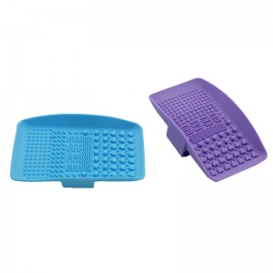 Silikon -Make -up -Bürstenreinigungsmatte, Make -up -Bürstenreiniger, tragbares Make -up -Pinselreiniger, kosmetisches Pinselwaschwerkzeug