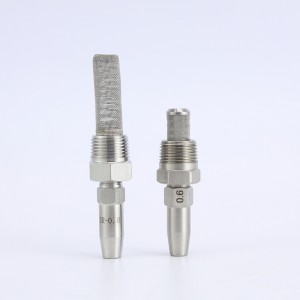 Leistungsstarke flüssige Säulensprühdüse Papiermaschine Schneiderende Wasserstrahlnadeldüse