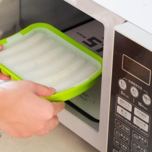 Nicht-Stick-Silikonwurstformen für hausgemachte Hot Dogs, DIY-Hot Dogs, BPA-freie, Ofen- und Mikrowellen-Safe-Hot-Dog-Formen