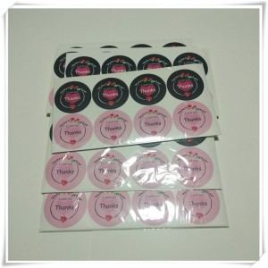 Zirkular Etikett Aufkleber