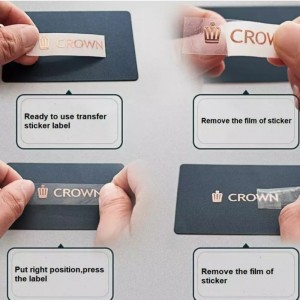 UV -Gilding -Etikett Aufkleber