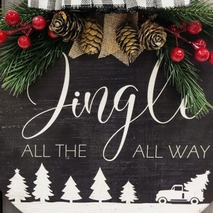 Dekorative Heimat Singing Wandkunst gedruckte Heimdekoration Holzschilderbrett