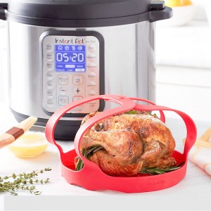 Silikondampfermatte mit Schlinge und Anti-Skenner-Tischmatte BPA-freier Silikon-Eierdampferregal, leicht zu reinigen und zu reisen mit