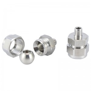 Universeller Balldüsenadapter, Universaladapter für die Einstellung des Balltyps, Gewindekugeldüsenadapter