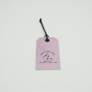 Etikett Label Druckkleidungsschild -Design und -produktion