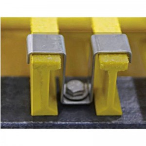 Edelstahl -Faser -Glasfaser -Gitter -M -Clip mit Nagel und Bolzen