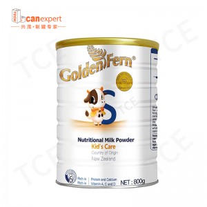 TCE-FACTORY Supply Food Grade Metall Can cmyk/PMS Farbe