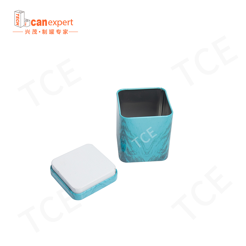 TCE-New Design Tin Gift Box Verpackungsdosen 0,28 mm Square Craft Gift Zinn