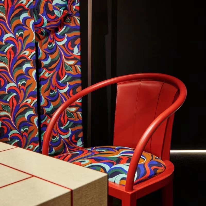 Chinesische rot/oriental ästhetische Rot/giorgio armani/color