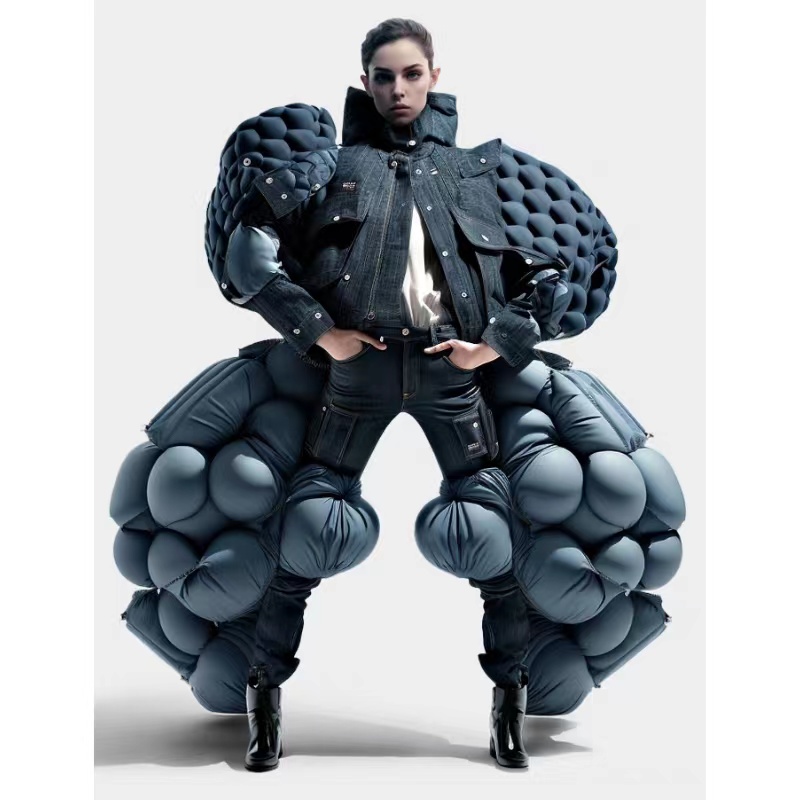 G-Star Raw/Ready-to-Wear/ai künstliche Intelligenzdesign/denim Collection/extrained Silhouetten