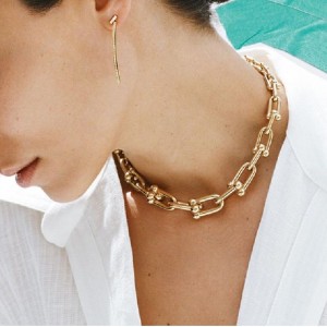 Dicke Kette Halskette Frauen Europa und die US