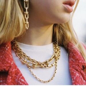 Dicke Kette Halskette Frauen Europa und die US