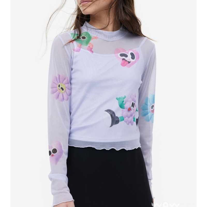 H&m/eva Cremers/3d/digital Colors/bright Shades/crossover Co-Branded Cartoon Grafik