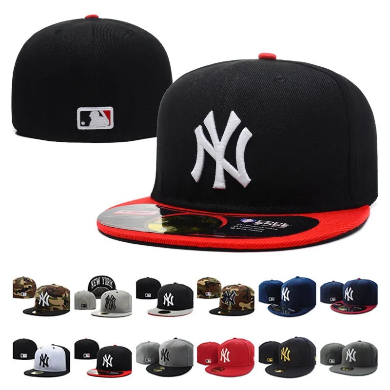 2023 Fashion Custom 6 Panel Flat Bim Sticked Logo Men 's Outdoor Sports Baseball Mütze für Großhandel