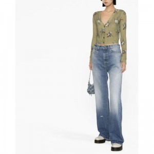 Großhandelsmodystil Designer Pullover Langarmpullover