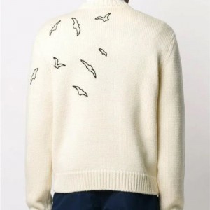 OEM Winter Jacquard Wool Pullover Männer Pullover Strickpullover