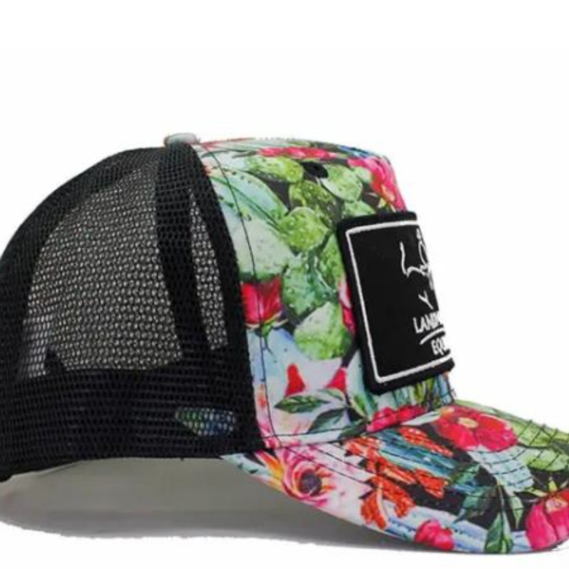 Angepasster gedruckter Stoff 5 Panel Mesh Trucker Hut