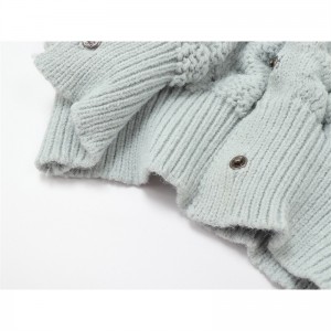 Strickpullovermantel Strickjacke