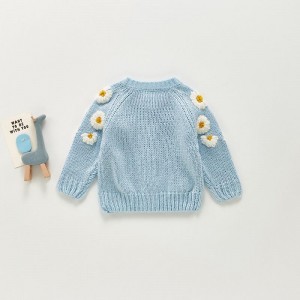 Frühlingskinder Baby Mädchen Strickjacke Mantelkleidung