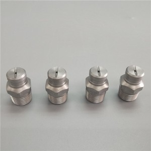 Hochdruck -Waschmaschine flache Lüfterdüse Wasserdüse Edelstahlspray Spray Jet