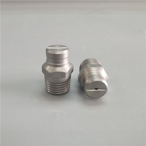 Hochdruck -Waschmaschine flache Lüfterdüse Wasserdüse Edelstahlspray Spray Jet