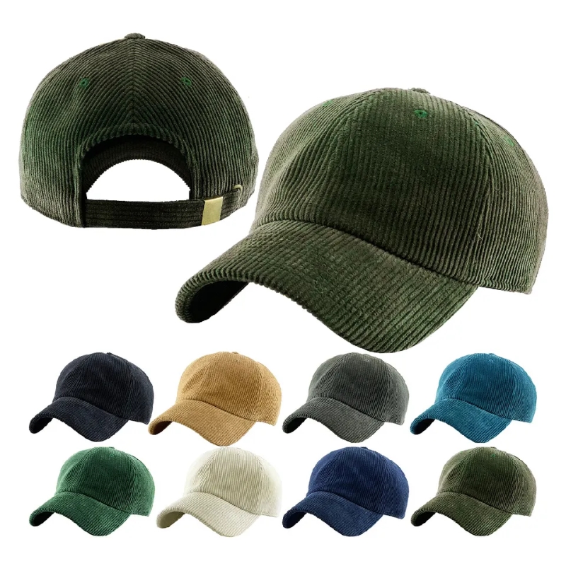 Cordball -Baseball Cap 6 Panel Blankes Dad Cap Sport Winterhut Custom Sticklogo