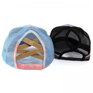 Custom Classic High Quality 5 Panel Erwachsene Baseball -Trucker -Hüte mit Sticklogo, Prägs des Prägs Press