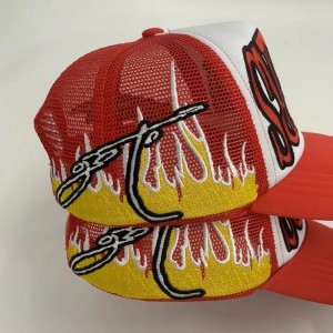 Hochwertige Größe der größten Größe der Vollversion von Stickerei Trucker Hat Custom Logo