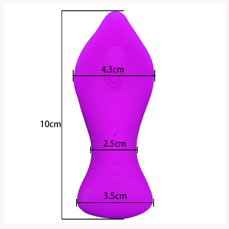 Erwachsene Sexspielzeug vibrieren Speervibratorstab (lila Zunge)