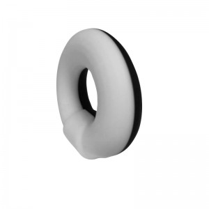 Heißverkaufs Männer Sex Spielzeug Penis Ring Hahn Ring für Männer Masturbation (schwarz und weiß)