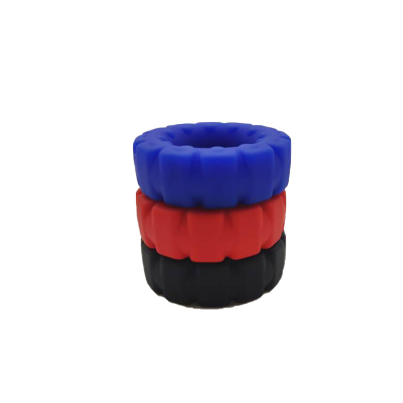 Fabrik Großhandel Bester Preis für Männliche Verzögerung Ejakulation Weiches Silikon-Penishahn Ringe für Männer (Reifenförmiger Ring)