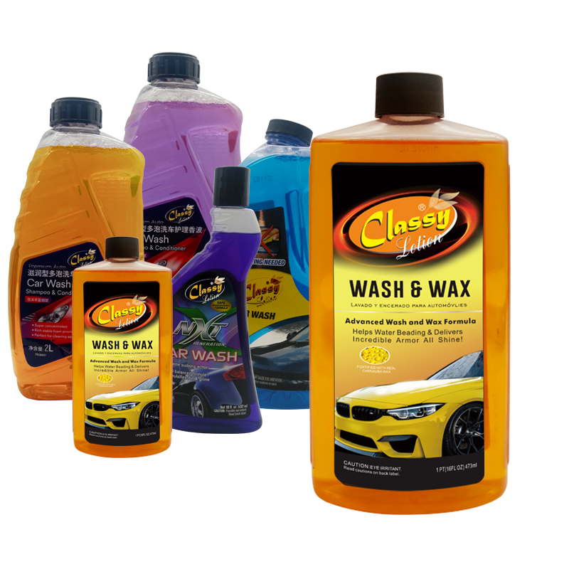 Wäsche Wachsauto Flüssigkeitneutrales Waschen Shampoo Autowaschanlage