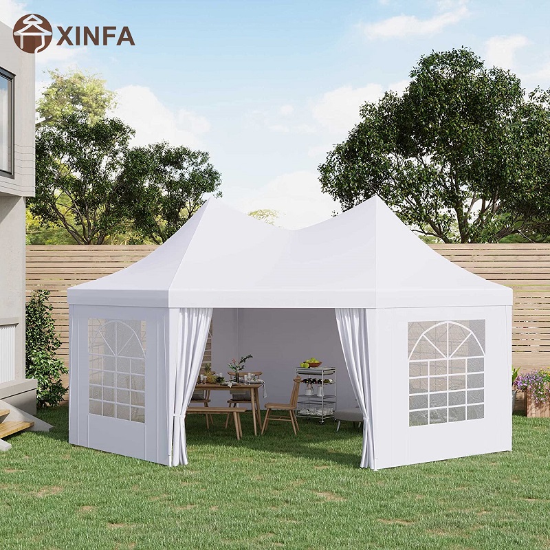 22 \\ 'x 16 \\' ft Canopy Party Event Tent mit 2 Rückzugstüren