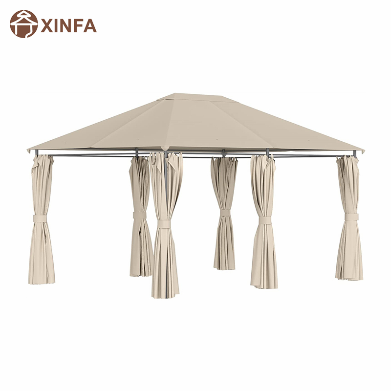 10 \\ 'x 13 \\' Outdoor -Terrasse Pavillon -Baldachin -Tierheim mit 6 abnehmbaren Seitenwänden, Khaki