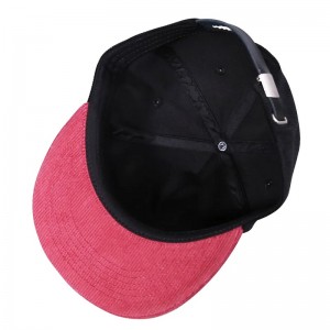 Benutzerdefinierte Stickschnur 5 Panel Seil unstrukturierter Snapback Cordback Hut für Männer Frauen