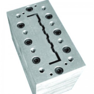 Kunststoff -Extrusionsform mit römischer Säule