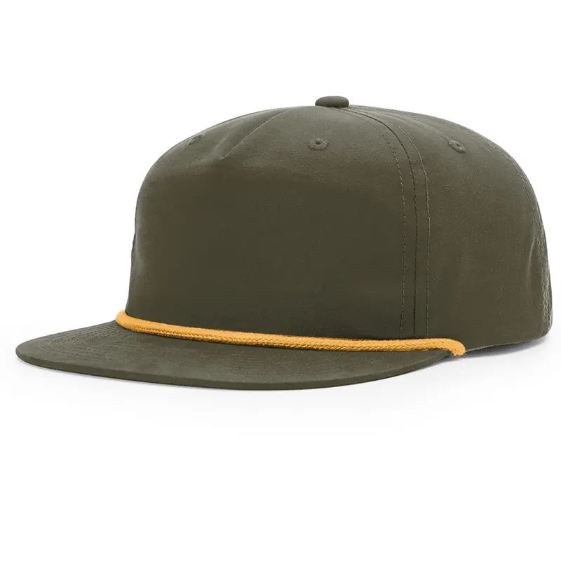 Einfache schwarze 5 panel benutzerdefinierte richardson 256 leere hats veracap trucker yupoong seil snapback hut designer