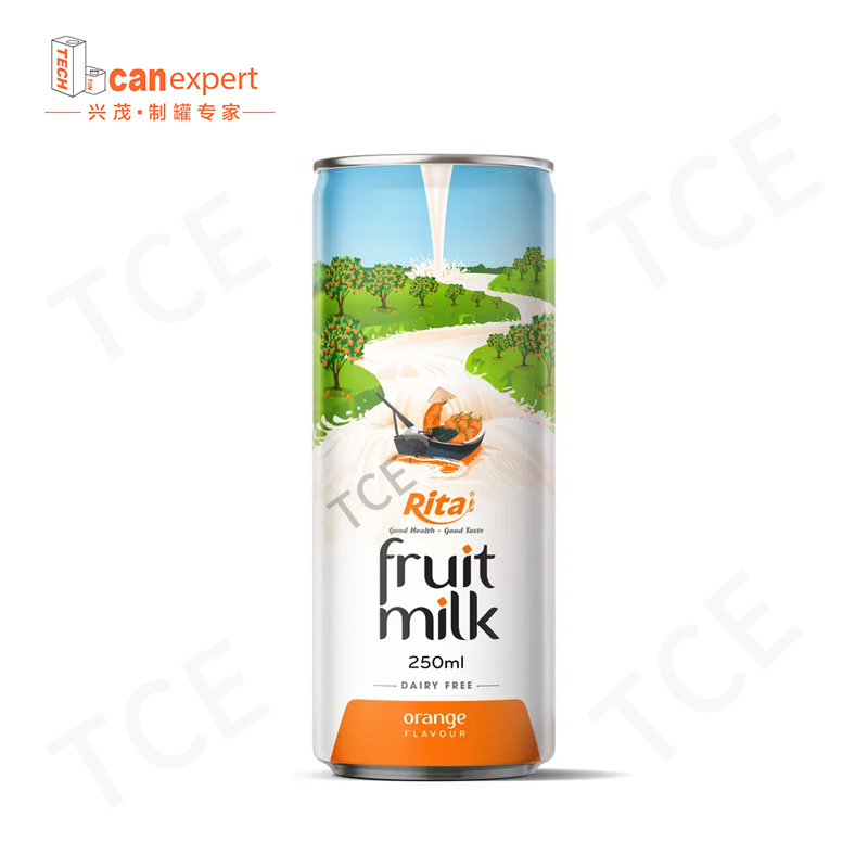TCE-New Design Milchgetränk Zinn Dose 0,25 mm Versiegelung Metalldosen