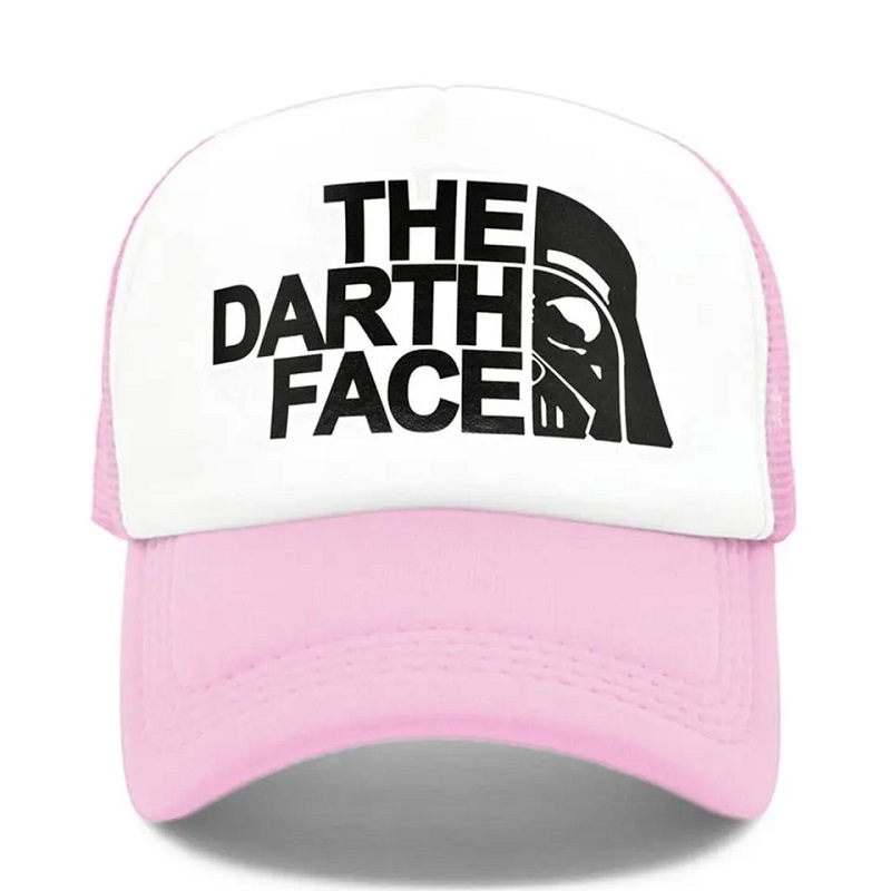 Darth Trucker Cap Star Cap Männer lustige Gesicht Hut Baseballkappen cooler Sommer Mesh Net Hut für Männer