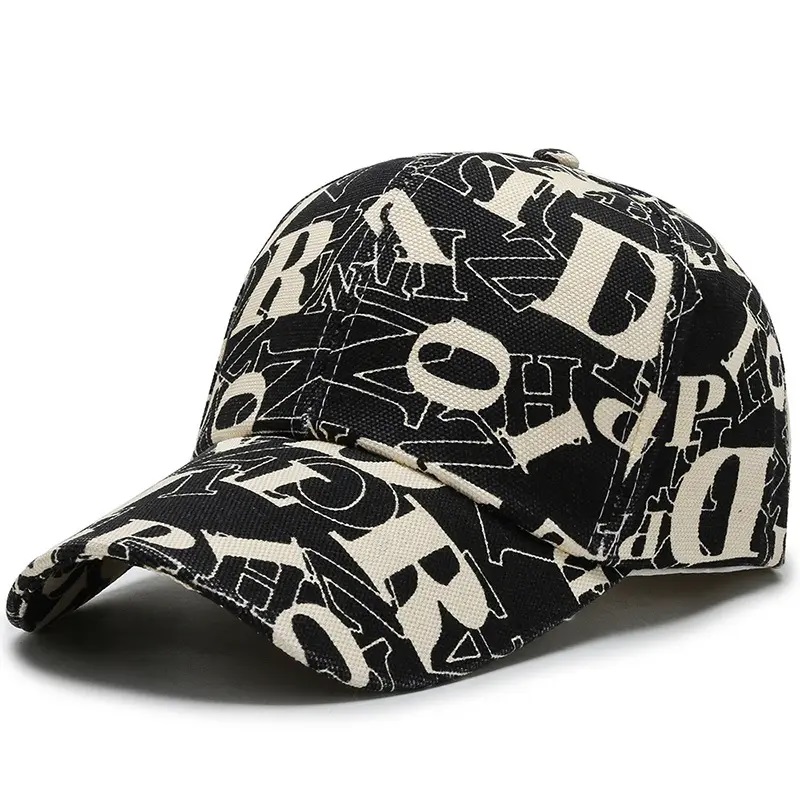 Koreanerneuer Brief 6-Panel-Hüte Snapback Sports Caps Baseball Baumwollschütze für Männer Frauen