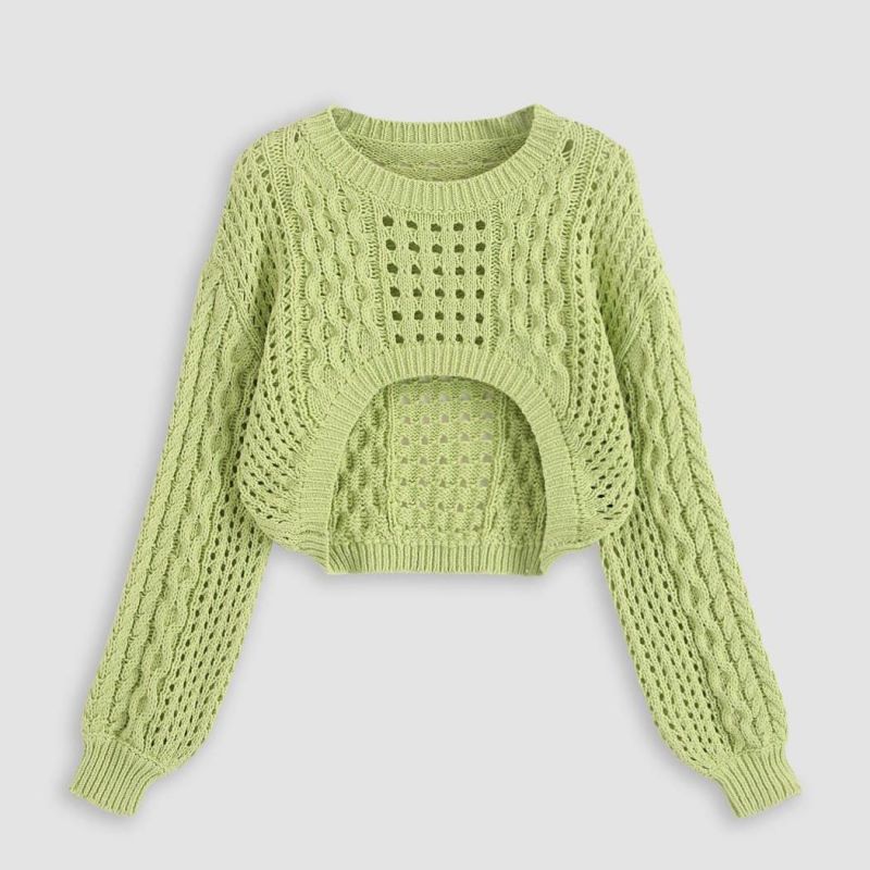 Sommermode mit kurzen Strickjacken Strickkleidung für Frauen