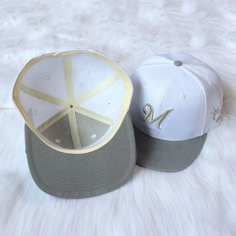 Hochwertiger Großhandelspreis 6 Panel Flateback Snapback Baseball Caps Hut Hip-Hop Modedesign Männer Outdoor Kopfbedeckung Sport Cap