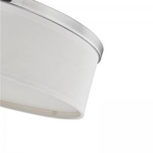 StayBridge Suites Hotel Deckenlampe mit gebürstetem Nickel -Finish im Gästezimmer und Korridor