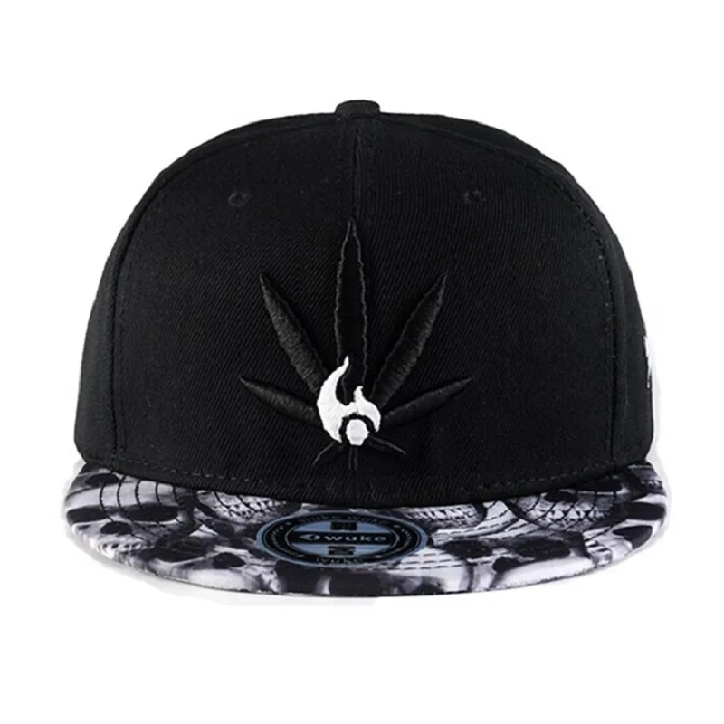Großhandel benutzerdefinierte 3D -Stickerei Logo Hip Hop Flat Rand Basketball Schnapphut Snapback Caps