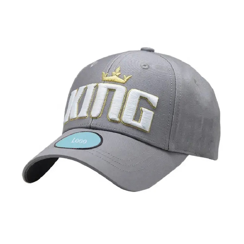 Professionelles maßgeschneiderter BCI Bio -Baumwoll -Twill 6 Panel Structured Sports Baseball Cap und Hut mit 3D -Logo