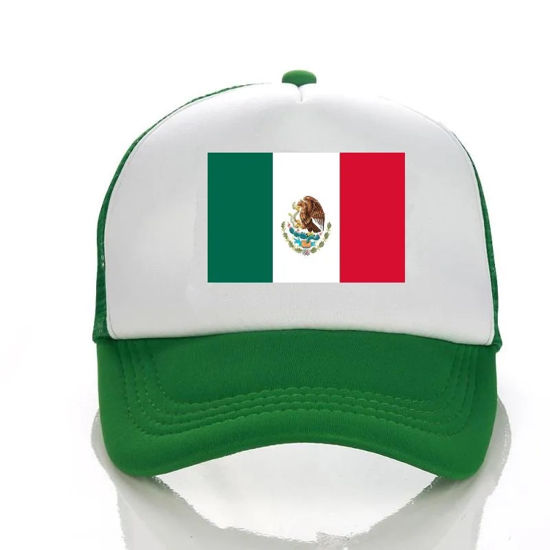 Baseball Cap Mexico Flagge Print Dad Hut Frauen Männer Snapback Mode Hip Hop Travel und Freizeit im Freien Sport Trucker Hut