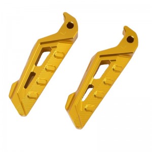 CNC -modifizierte Teile Motorrad Heckfuß Heckfuß Drehpedal großer Motorradzubehör Teile Verarbeitung Anpassung