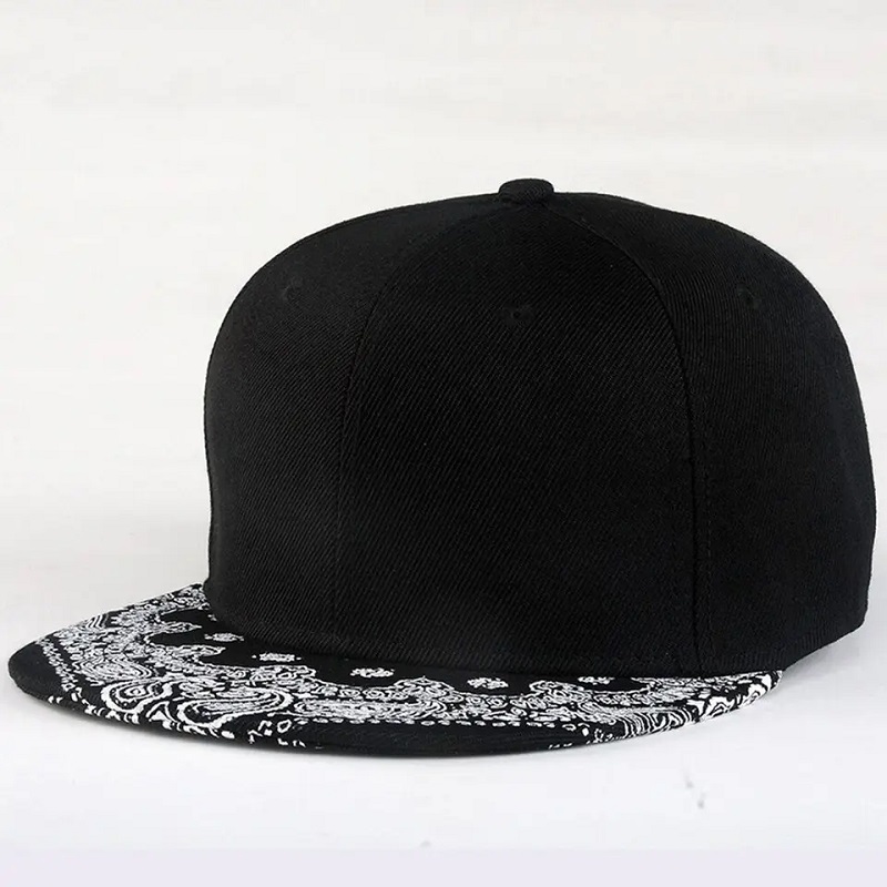 Großhandel benutzerdefinierte Baumwolldruck -Schnappschackkappen -Hut beste Baseballhüte von höchster Qualität