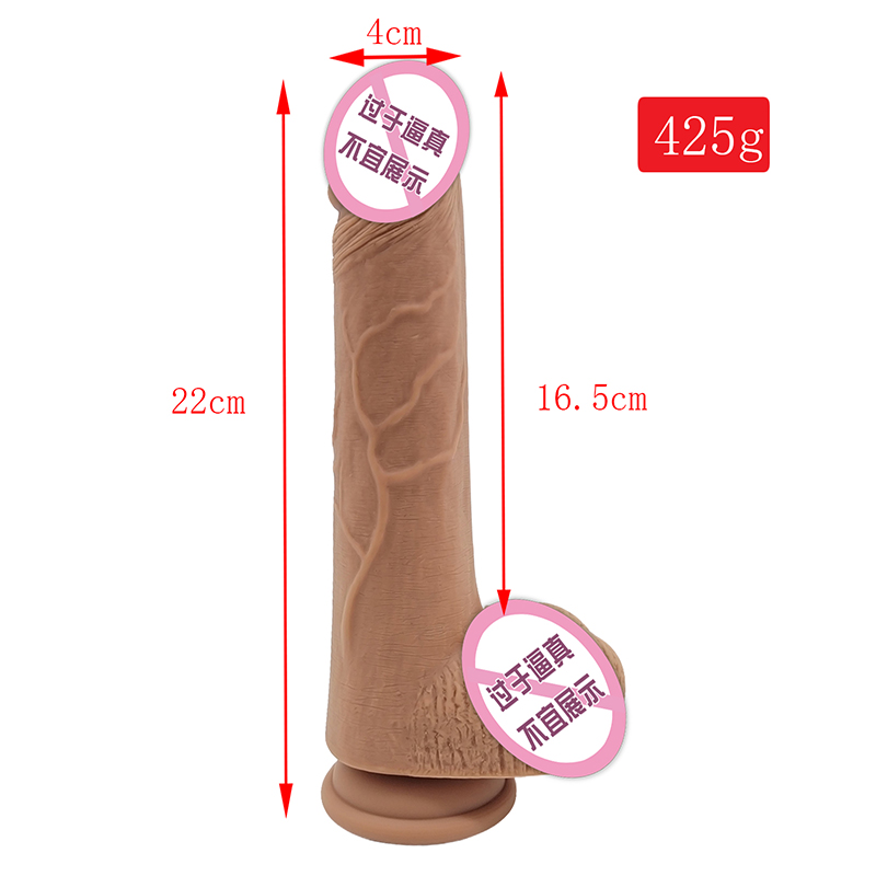 869 Großhandel beliebte Simulation Hahn Penis Didol Sex Spielzeug Sauger Frauen große realistische Kristalldildos für Frauen Männer